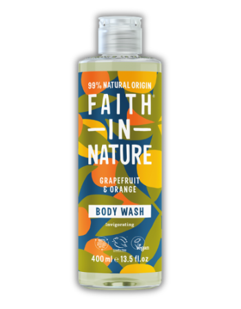 Αφρόλουτρο Γκρέϊπφρουτ & Πορτοκάλι (400ml) Faith In Nature
