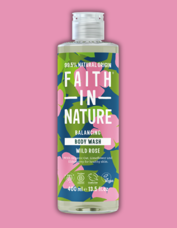Αφρόλουτρο Άγριο Τριαντάφυλλο (400ml) Faith In Nature