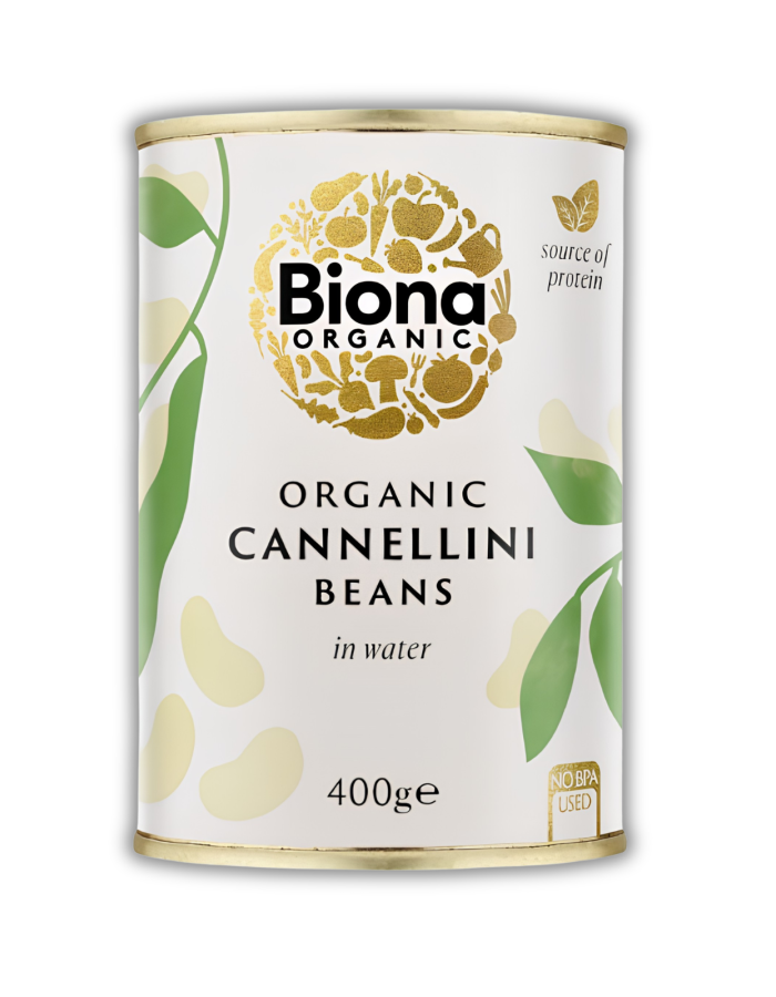 Έτοιμα Φασόλια Cannellini (400γρ) Biona