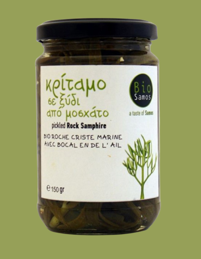 Βιολογικό Κρίταμο σε Ξύδι από Μοσχάτο (150γρ) Biosamos