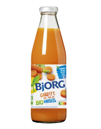 Χυμός Καρότου Χωρίς Προσθήκη Ζάχαρης (750ml) Bjorg