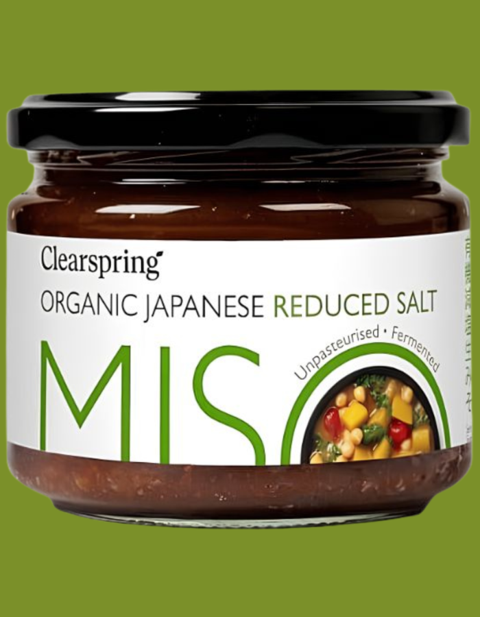 Ιαπωνική Πάστα Miso (Μίσο) με Μειωμένο Αλάτι - Απαστερίωτο (270γρ) Clearspring