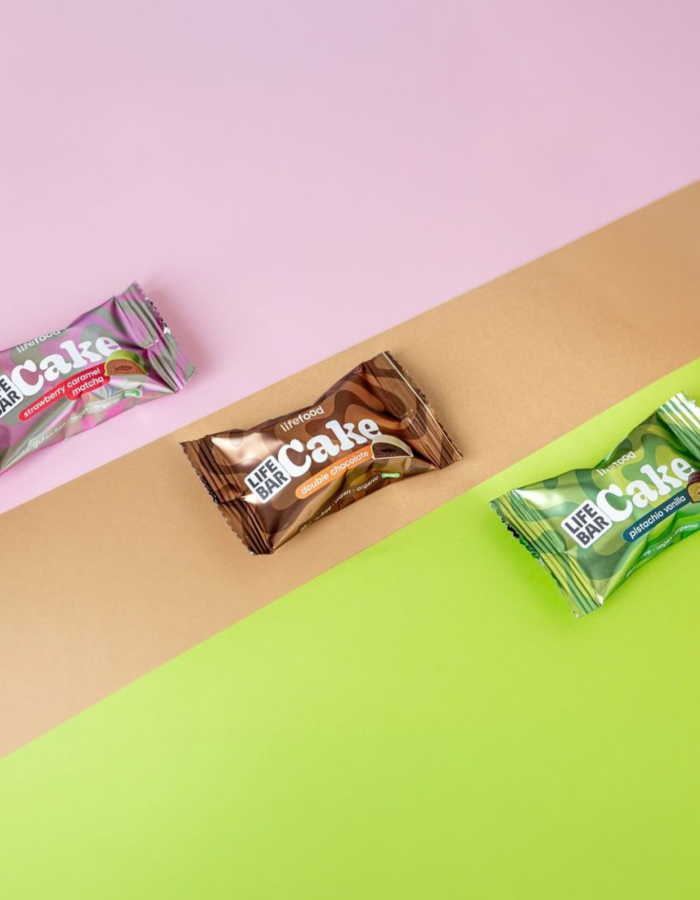 Lifebar 'Cake' Φυστίκι/Βανίλια ΧΓΛ (35γρ) Lifefood