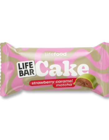 Lifebar 'Cake' Φράουλα/Καραμέλα/Matcha ΧΓΛ (35γρ) Lifefood