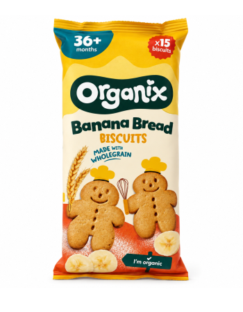 Μπισκότα Banana Bread (135γρ) Organix