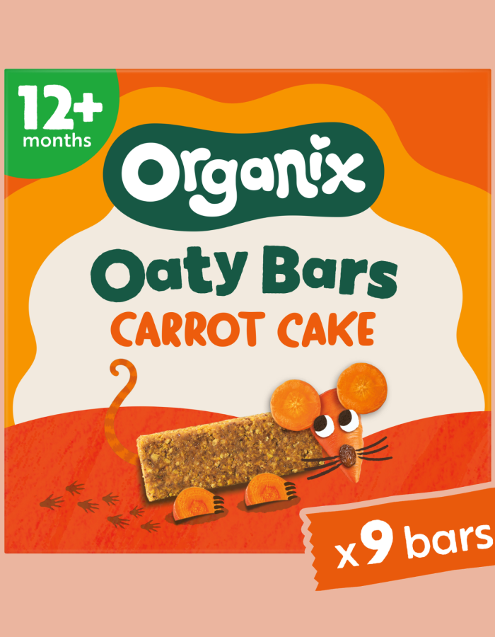 Μπάρες Βρώμης Carrot Cake+12μ (6x23γρ) Organix