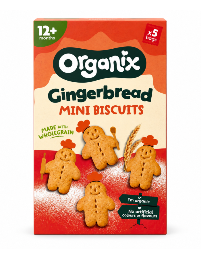 Μπισκότα Ολικής Μίνι Gingerbread (5x20γρ) Organix