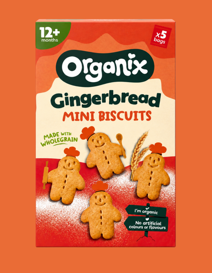 Μπισκότα Ολικής Μίνι Gingerbread (5x20γρ) Organix