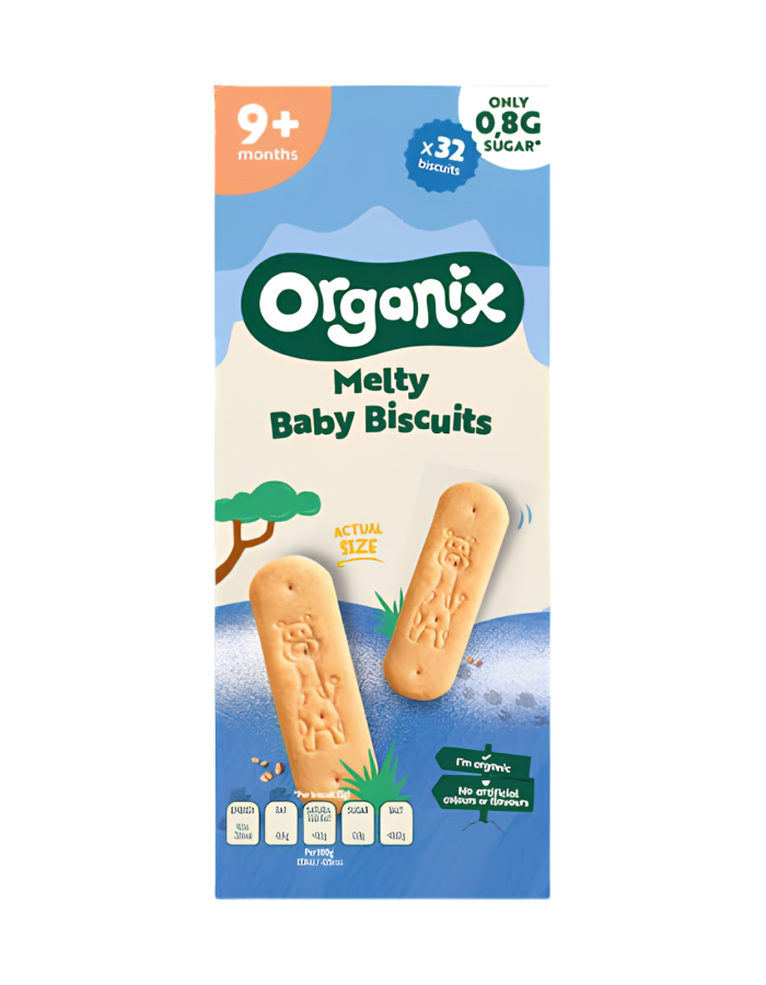 Μαλακά Μπισκότα Βανίλιας “Melty Biscuits” +9μ (4x40γρ) Organix