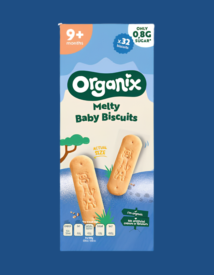 Μαλακά Μπισκότα Βανίλιας “Melty Biscuits” +9μ (4x40γρ) Organix
