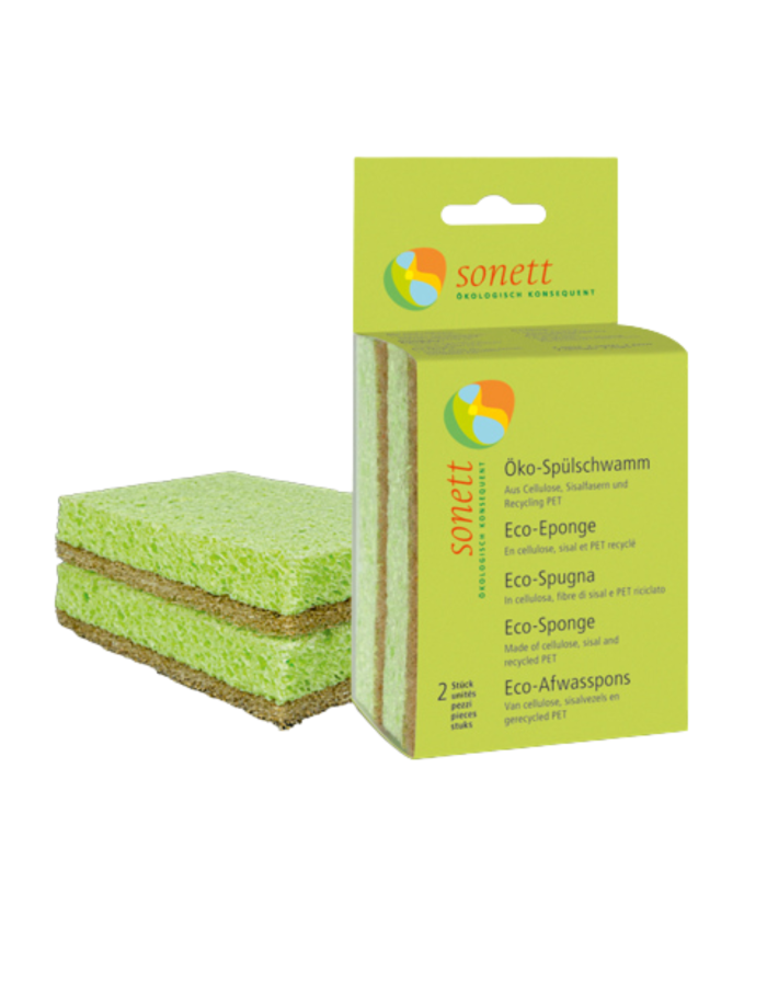Οικολογικό Σφουγγάρι Πιάτων Eco Sponge (2τμχ) Sonett