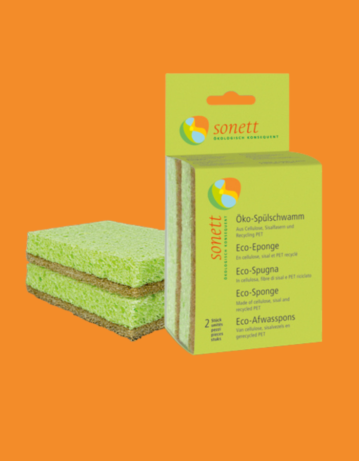 Οικολογικό Σφουγγάρι Πιάτων Eco Sponge (2τμχ) Sonett