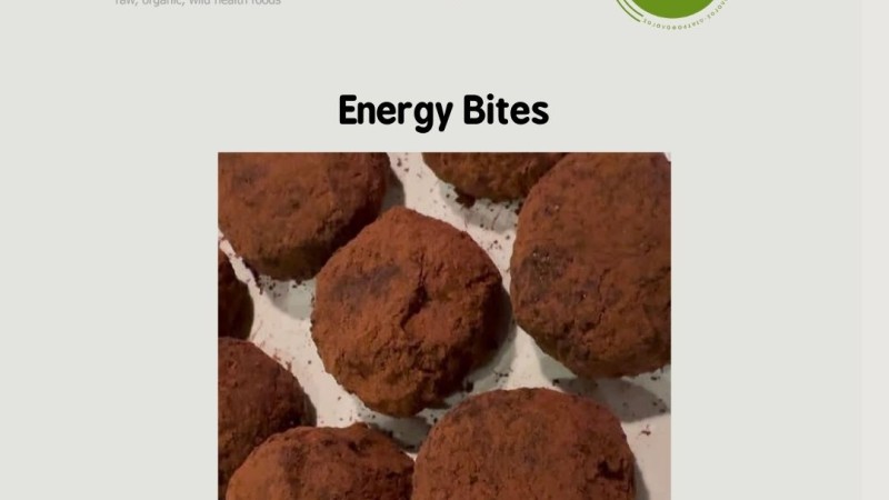 Εnergy bites με φυστικοβούτυρο