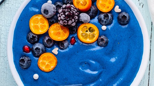 Μπλε Σπιρουλίνα Smoothie Bowl