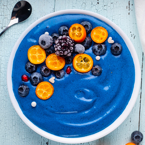 Μπλε Σπιρουλίνα Smoothie Bowl