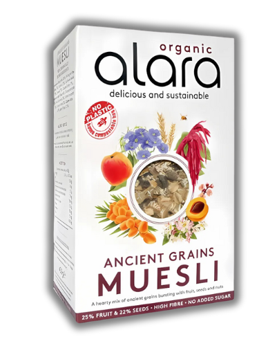 Μούσλι 'Ancient Grains' με Αρχαίους Σπόρους - Χωρίς Ζάχαρη (450γρ) Alara
