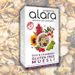 Μούσλι με Δημητριακά, Σπόρους, 'Goji & Κράνμπερι' - Xωρίς Γλουτένη/Ζάχαρη (450γρ) Alara