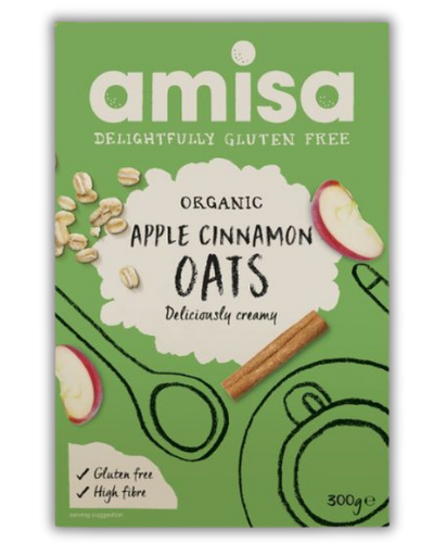 Μούσλι Βρώμης Με Μήλο & Κανέλα - ΧΓΛ (300gr) Amisa | ΛΗΞΗ: 02/09/26