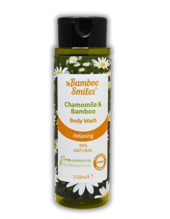 Αφρόλουτρο με Βιολογικό Χαμομήλι (250ml) Bamboo Smiles
