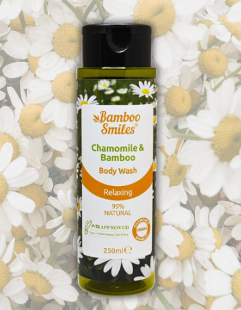 Αφρόλουτρο με Βιολογικό Χαμομήλι (250ml) Bamboo Smiles