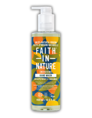 Κρεμοσάπουνο με Γκέιπφρουτ & Πορτοκάλι (400ml) Faith in Nature