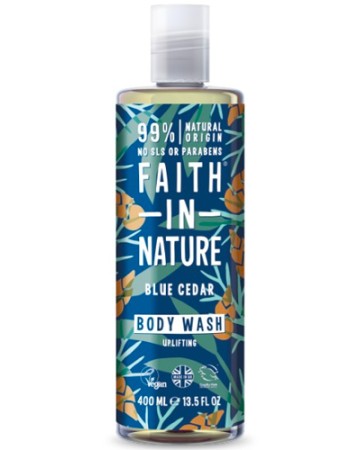 Αφρόλουτρο Μπλε Κέδρος (400ml) Faith in Nature