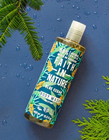 Αφρόλουτρο Μπλε Κέδρος (400ml) Faith in Nature
