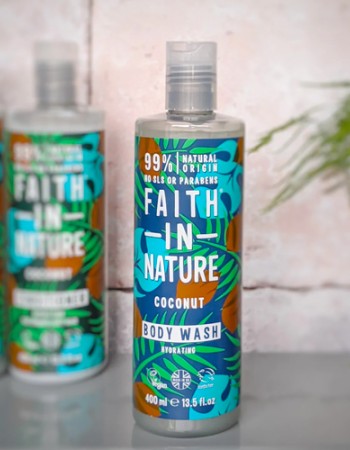 Αφρόλουτρο με Καρύδα (400ml) Faith in Nature