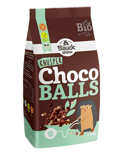 Vegan Μπαλίτσες με Μαύρη Σοκολάτα 'Choco Balls' - ΧΓΛ (275γρ) Bauckhof