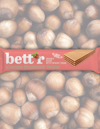 Γκοφρέτα με Κρέμα Κακάο & Φουντουκιού (30g) Bett'r