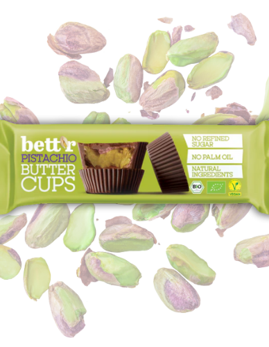 Nut Butter Cup με Πραλίνα Φυστικιού (39g) Bett'r