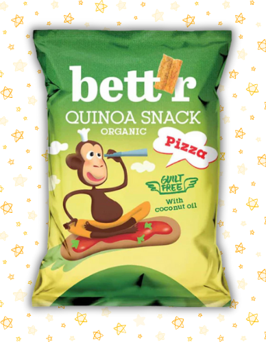 Σνακ με Κινόα γεύση Πίτσα (50g) Bett'r