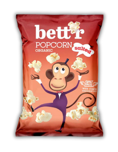Popcorn με Αλάτι (60g) Bett'r