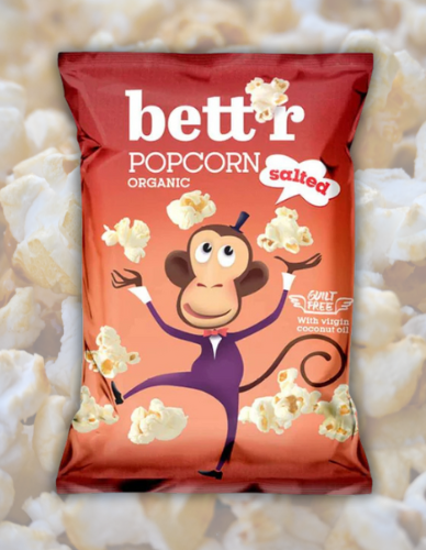 Popcorn με Αλάτι (60g) Bett'r