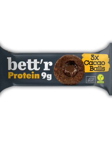 Πρωτεϊνικές Μπάλες με Γέμιση Κακάο ΧΓΛ (3x15g) Bett'r