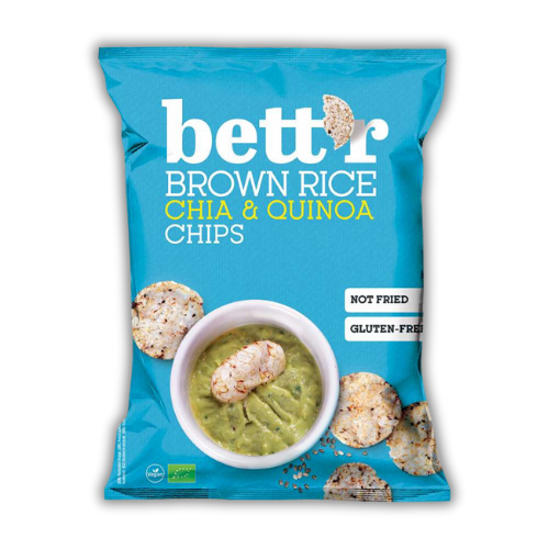 Tσιπς με Chia και Kινόα Χ/ΓΛ (60γρ) Bett'r Tσιπς με Chia και Kινόα Χ/ΓΛ (60γρ) Bett'r