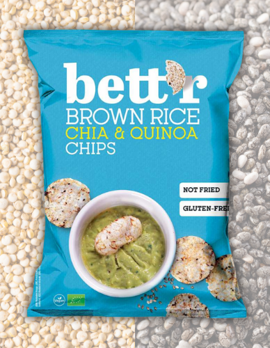 Tσιπς με Chia και Kινόα Χ/ΓΛ (60γρ) Bett'r