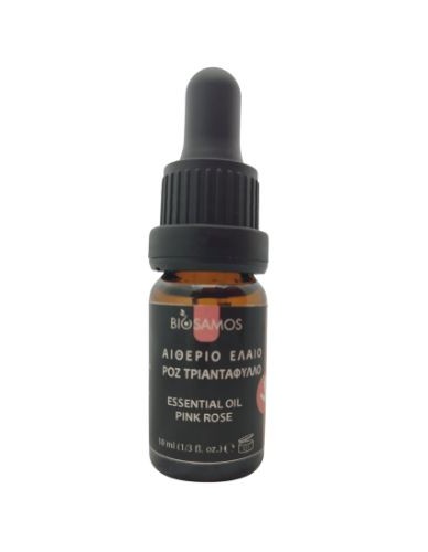 Αιθέριο Έλαιο Ροζ Τριαντάφυλλο (10ml) BioSamos