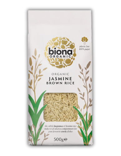 Καστανό Ρύζι Jasmine (500γρ) Biona
