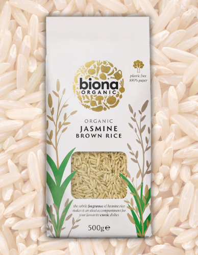 Καστανό Ρύζι Jasmine (500γρ) Biona