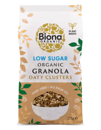 Γκρανόλα Βρώμης Oaty Clusters - Low Sugar (375γρ) Biona 