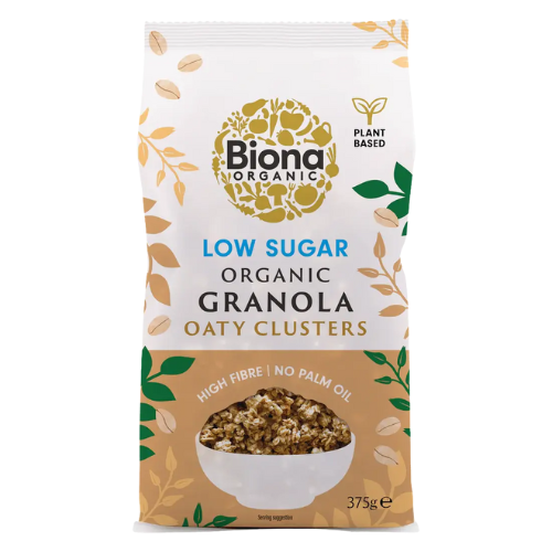 Γκρανόλα Βρώμης Oaty Clusters - Low Sugar (375γρ) Biona 