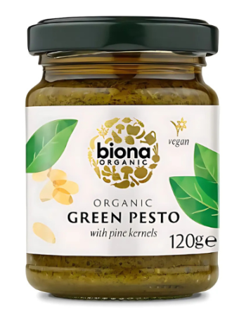 Pesto Βασιλικού από Κουκουνάρι (120γρ) Biona