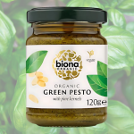 Pesto Βασιλικού από Κουκουνάρι (120γρ) Biona
