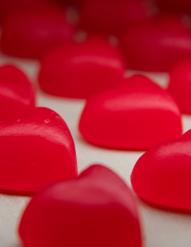Vegan Ζελεδάκια Φρούτων Pom Hearts - ΧΓΛ (75γρ) Biona