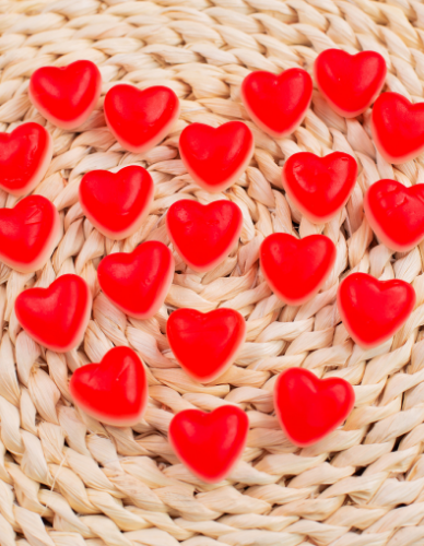 Vegan Ζελεδάκια Φρούτων Pom Hearts - ΧΓΛ (75γρ) Biona