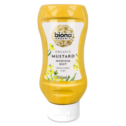 Μουστάρδα Μέτρια Καυτερή Squeezy (300γρ) Biona