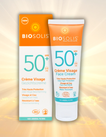 Αντιηλιακή κρέμα προσώπου SPF50+ (50ml) Biosolis