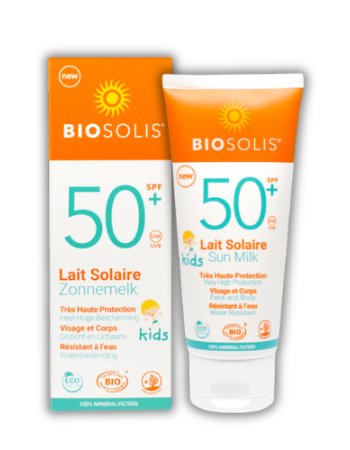 Αντιηλιακό Γαλάκτωμα Σώματος SPF50+ για παιδιά (100ml) Biosolis