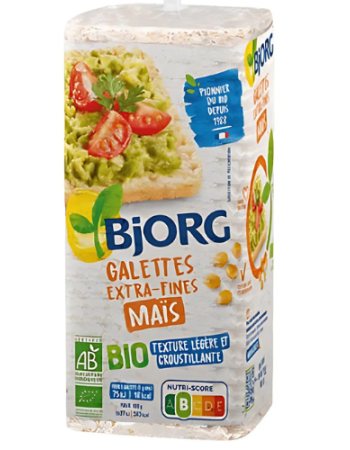 Καλαμποκογκοφρέτες  Χ/ΓΛ (130γρ) Bjorg